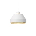 Artek - Pendellampa AMA500, White/Brass - Pendellampor - Aino Aalto - Vit