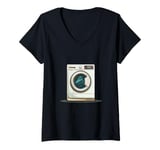 Womens Cool washer clothes for dryer lovers V-Neck T-Shirt