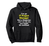 IT Project Manager Management Coordinator Tech Job Career Pullover Hoodie