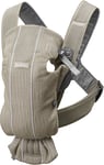 BabyBjörn Mini Kantoreppu 3D Mesh, Grey Beige