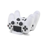 PS4-ohjaimen laturi, kaksois-USB-lataustelakkateline Sony Playstation 4 PS4:lle, PS4 Slimille, PS4 Pro Dualshock 4 -ohjaimelle