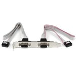 StarTech 2 Port DB9 Serial Bracket Header