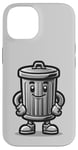 iPhone 14 Garbage Trash Can Cartoon Character Design Case