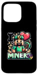 iPhone 15 Pro Max I heart Miners - I love Miners for valentines day him & her Case