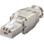 Connectique RJ45, sans outils TRU COMPONENTS CAT 6a 1610346 RJ45 mâle, droit 1 pc(s)