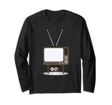 Turn Me On Old School TV Television Long Sleeve T-Shirt