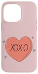 Coque pour iPhone 14 Pro Max T-shirt XOXO-Design (édition minimaliste)