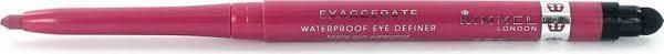 Rimmel Exaggerate Eye Pencil Pink Impact Waterproof Retractable Lead 12H Wear