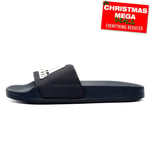 ADIDAS - Adilette Cloudfoam Mens Casual Comfort Summer Sliders Sandals Navy