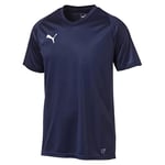 PUMA Homme Liga Jersey Core Maillot, Blanc (Peacoat/Puma Blanc), 52/54 (L)