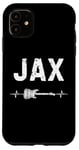 Coque pour iPhone 11 Jax Guitare Battement De Coeur Musique Guitariste