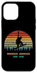 Coque pour iPhone 12 mini Whiteface Mountain New York Vintage Sun Snowboard Vacay