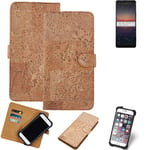 FOR Sony Xperia 1 II SMARTPHONE CASE COVER WALLETCASE CORK