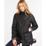 Barbour Beadnell Wax Jacket - Veste femme Black UK 8 / XS