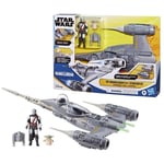 Vaisseau The Mandalorian's N-1 Starfighter, figurines Grogu et Mandalorien de...