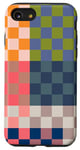 Coque pour iPhone SE (2020) / 7 / 8 Motif damier coloré à carreaux Couleurs mélangées