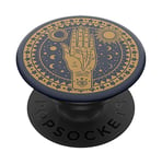 PopSockets PopGrip - Support et Grip pour Smartphone et Tablette avec Un Top Interchangeable - Mystic Hand