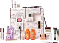 L'Oréal Paris Advent Calendar 2022, with Various Cosmetics Behind 24 Doors, A of