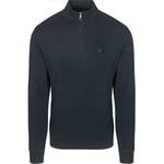 Sweat-shirt Lyle And Scott  Lyle   Scott Half Zip Pull Tonal Marine