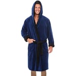 Hommes Maison Chemise De Nuit Hiver Chaud Épais Allongé en Peluche Châle Peignoir Maison Vêtements À Manches Longues Grande Taille Ceinture Robe Manteau XL Bu Livraison Gratuite