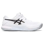 ASICS Homme Gel-Resolution 9 Clay Sneaker, White/Black, 45 EU