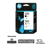 Genuine HP 305 Multipack Ink Cartridge 6ZD17AE For Deskjet 2720 2710e 2720e 2710