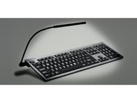 Logickeyboard Ll-Black, Lampe, Sort