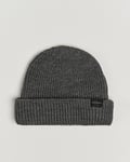 Gloverall Fisherman Lambswool Beanie Grey