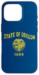 iPhone 16 Pro STATE OF OREGON FLAG THE BEAVER STATE Case