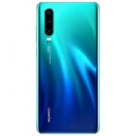 Cache Batterie Vitre Arrière Huawei P30 Pro Bleu Aurore