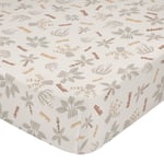 Drap housse HappyFriday MOSHI MOSHI Gris Multicouleur 70 x 140 x 14 cm