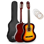 3rd Avenue Guitare Classique Pour Enfants Taille 3/4 Avec Cordes En Nylon Espagnol Pour Débutant - 6 Mois De Cours Gratuits, Sac, Cordes - Sunburst