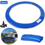 Hengmei - Bâche pour Trampoline Couverture de rebord de trampoline Ø366cm Couverture de trampoline Protection uv Résistant - Bleu naizy