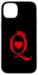 Coque pour iPhone 14 Plus Jeu de cartes à jouer Queen Of Hearts King Of Hearts