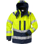 Kansas skaljakke 127666, high-vis kl.3 gul/marine, str. 2XL