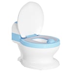 TYRY.HU Pot Bebe Toilette Reducteur Toilette Enfant Wc Petit Pot Siège Rehausseur Cuvette Bébé Avec Sac Apprentissage de La Propreté pour Garçon et Fille Intérieur Bleu