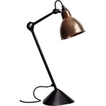 DCW - 205 Bordlampe Svart/Rå Kobber/Hvit Lampe Gras