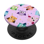 PopSockets Owl Phone Grip PopSockets PopGrip: Swappable Grip for Phones & Tablets