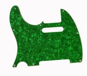 Pleroo btJEpickgaurd-Plaque de protection anti-rayures,pour les magasins,8 trous de vis,S Tele JE514 - Type 4Ply Green Pearl