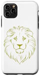 Coque pour iPhone 11 Pro Max Visage de lion doré : esthétique