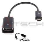 Micro USB to Female USB OTG On The Go Adapter for Samsung Galaxy Note 3 Note 2 1