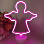 Led Star Moon Heart Table Light Decoration Musical Note Lamp Angel