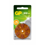 GP Batteries GP Hörapparatsbatteri ZA 312/PR41 6-pack