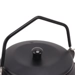(Matte Black)Camping Kettle Teapot Multifunction 0.9L Capacity Ergonomic TD
