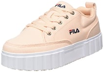 FILA Sandblast C Teens Sneaker, Vanilla Cream, 4.5 UK
