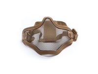 ASG Strike Systems Airsoft Metal Mesh Mask Lower Half (Färg: Tan)