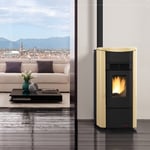 La Nordica Extraflame Poêle À Granulés Giusy Evo 8,0 kW Acier Pergamena 200 m³