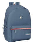 Safta EL GANSO BASICS – Laptop Backpack 15.6 Inch and USB, Ideal for Young People of Different Ages, Recycled Fabric, Comfortable and Versatile, Quality and Resistance, 31 x 18 x 44 cm, Blue, blue,