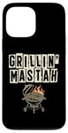 Coque pour iPhone 13 Pro Max Grillin' Mastah Griller Grill Grill Cook BBQ Grill Grill Barbecue