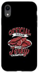 Coque pour iPhone XR Boeuf Jerky Texas Beef Jerky